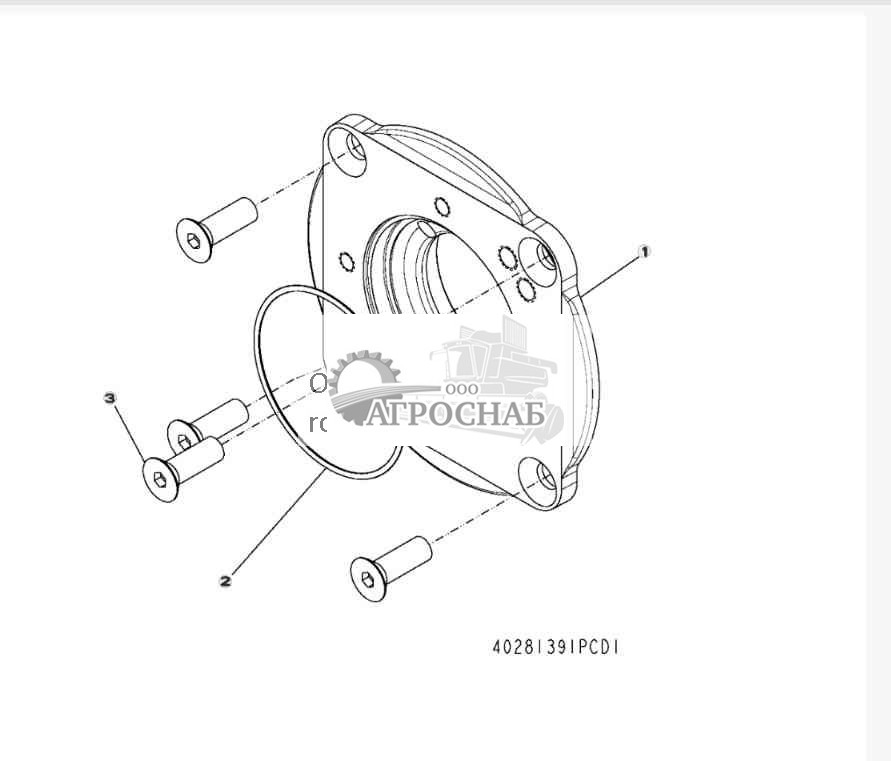 40281391 Узел переходника 